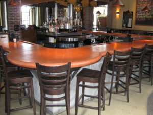 Tamarack Brewery Concrete Bar Top Bar Top