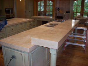 Concrete countertops